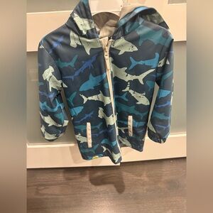 Western Chief Kids' Blue Shark Rain Jacket